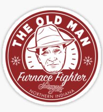 A Christmas Story, The Old Man (Red) Sticker