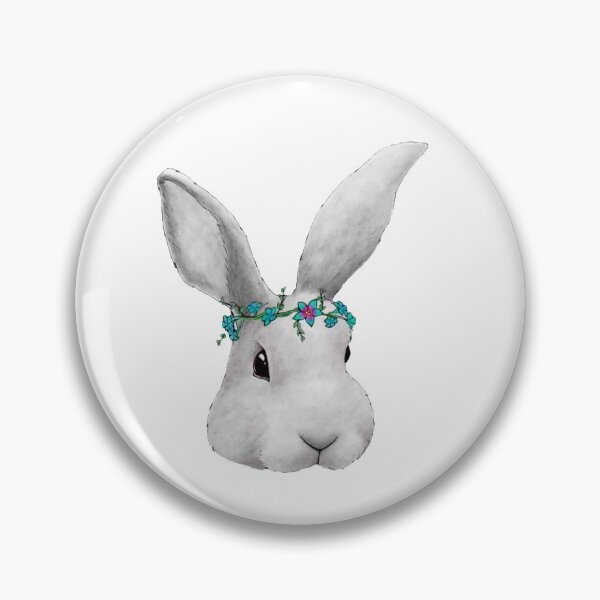 Item preview, Bunny in Flowers designed and sold by vanessatraub.