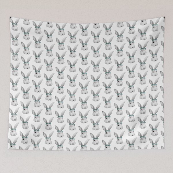 Item preview, Bunny in Flowers designed and sold by vanessatraub.
