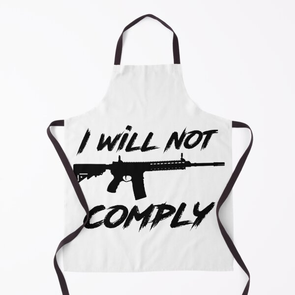 Item preview, I Will Not Comply AR-15 (Guns, 2nd Amendment) - Black Graphics designed and sold by BattleMtnArmory.