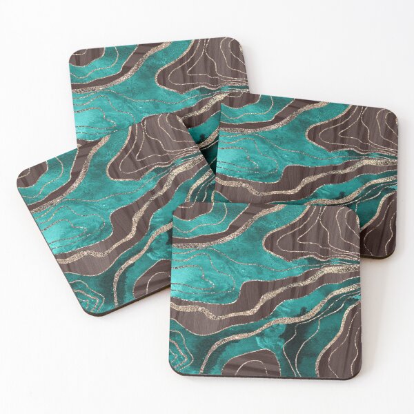 Item preview, Wood Ink Agate Glam #1 (Photo of Glitter Only - Not Reflective) designed and sold by Anita's & Bella's Art.