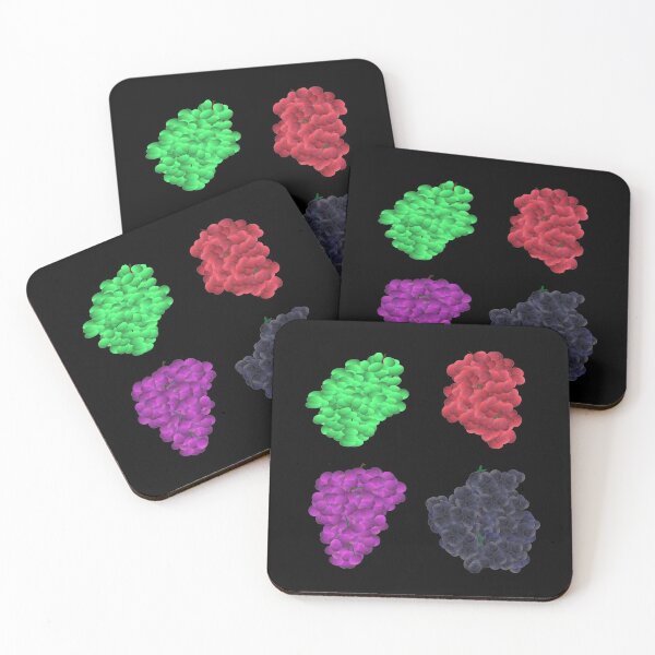 Item preview, Colorful Grapes (Black) designed and sold by ArtByLM.