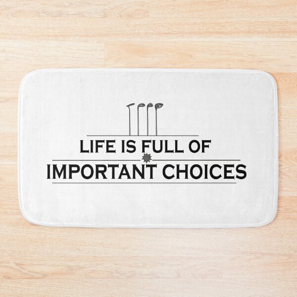 Item preview, LIFE is full of IMORTANT choices, Golf shirt designed and sold by Castore design.