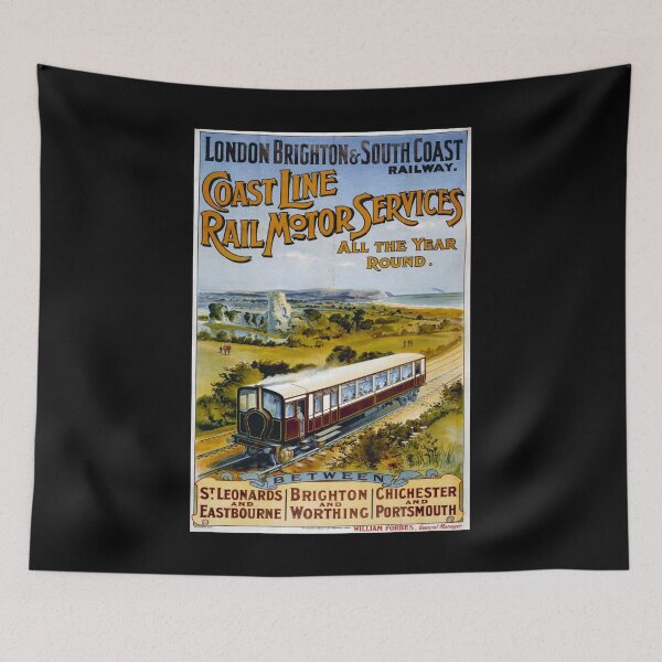 Item preview, retro Coast Linevintage voyage designed and sold by CorasPosters.