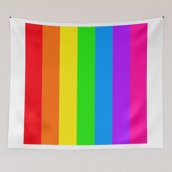 Item preview, Bold JRM Rainbow Stripes Vertical designed and sold by macey2cute.