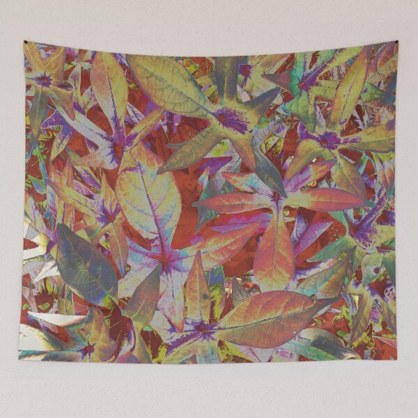 Item preview, Colourful Flower Leaves designed and sold by Trixiloo.