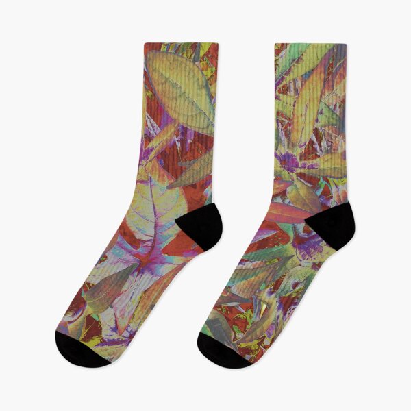 Item preview, Colourful Flower Leaves designed and sold by Trixiloo.