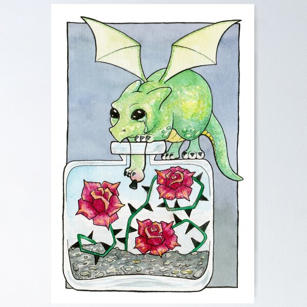 Emerald Dragon: Roses have thorns Poster