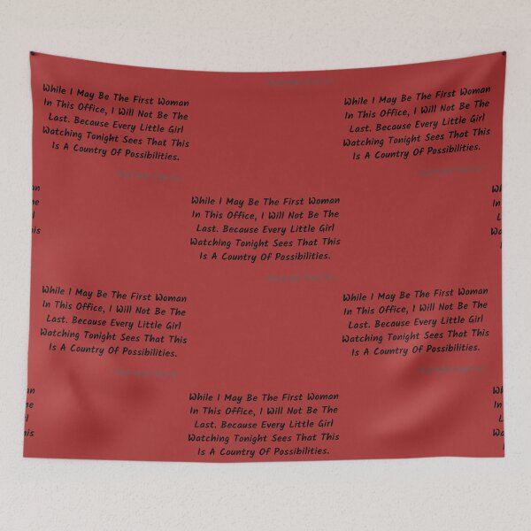 Item preview, While I May Be The First Woman In Office Kamala Harris Speech designed and sold by Rpgpbp.