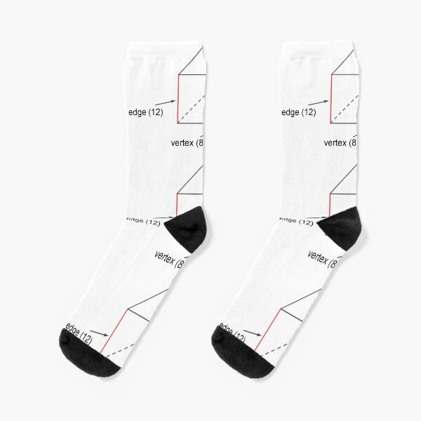 Edge - Vertex - Face Socks