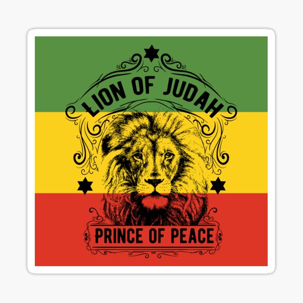 Lion of Judah Prince of Peace Sticker