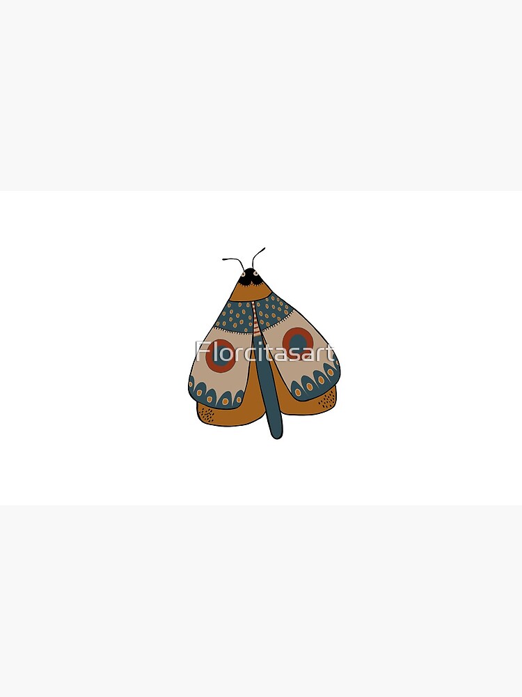 Thumbnail 6 of 6, Coffee Mug, colorful moth digital drawing designed and sold by Florcitasart.