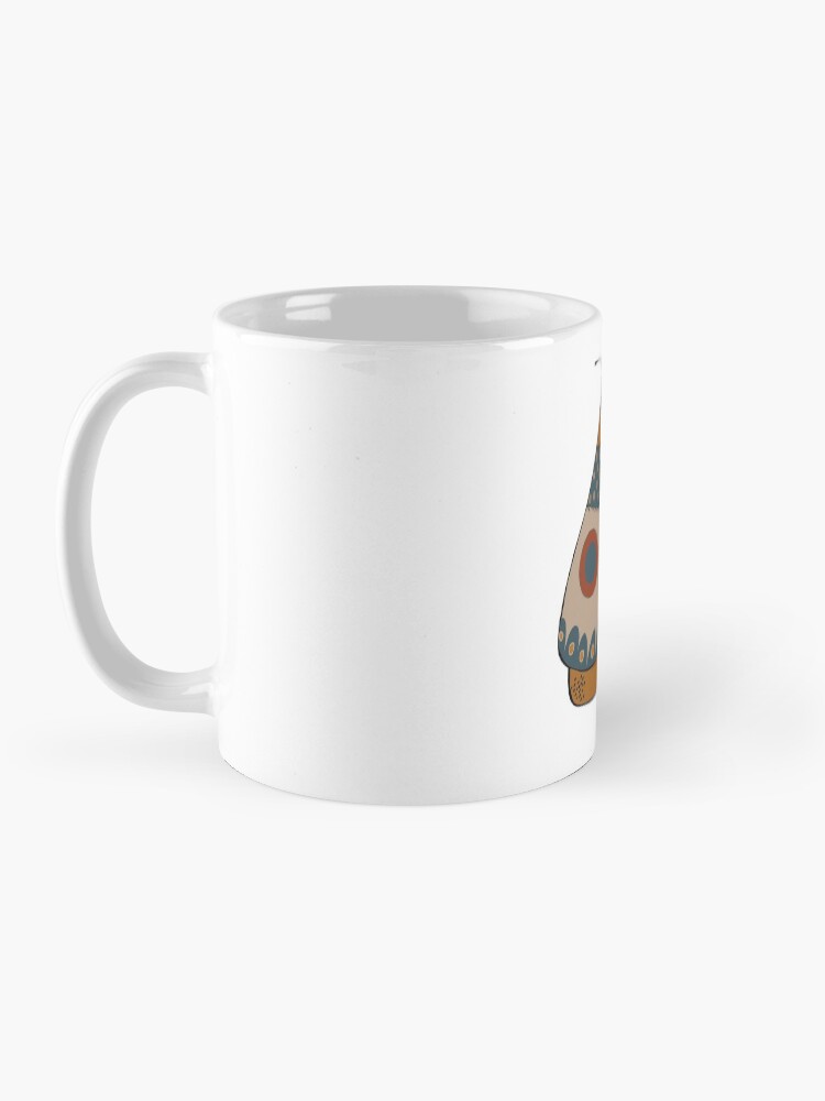 Thumbnail 3 of 6, Coffee Mug, colorful moth digital drawing designed and sold by Florcitasart.