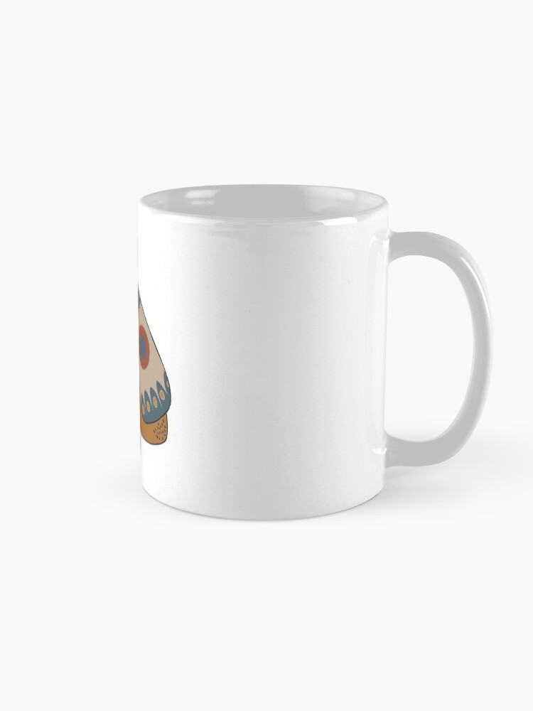 Thumbnail 5 of 6, Coffee Mug, colorful moth digital drawing designed and sold by Florcitasart.