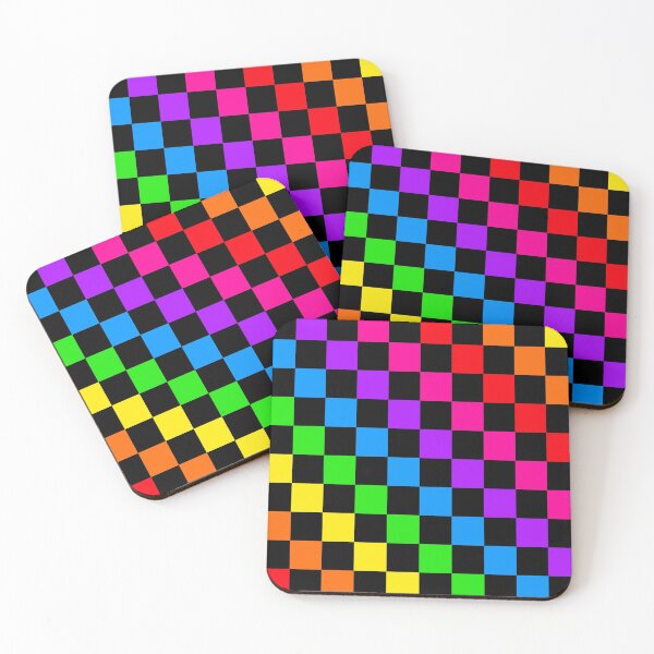 Item preview, Bold JRM Rainbow Checkers designed and sold by macey2cute.