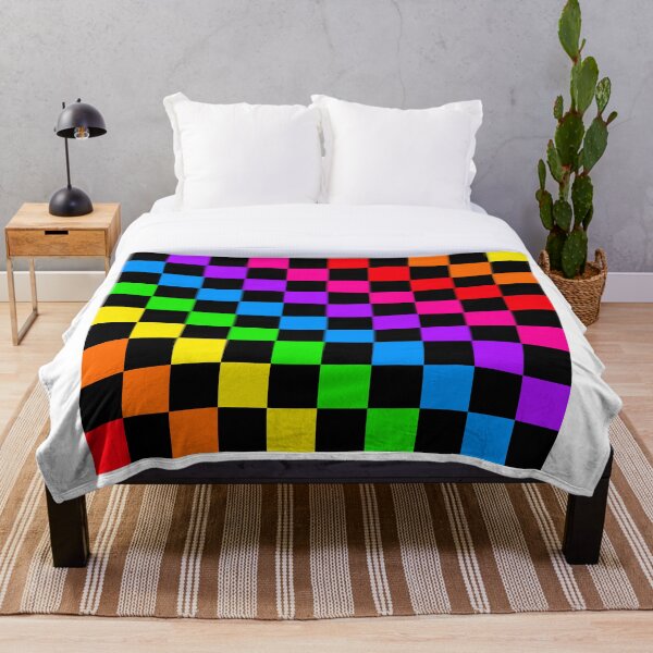 Item preview, Bold JRM Rainbow Checkers designed and sold by macey2cute.