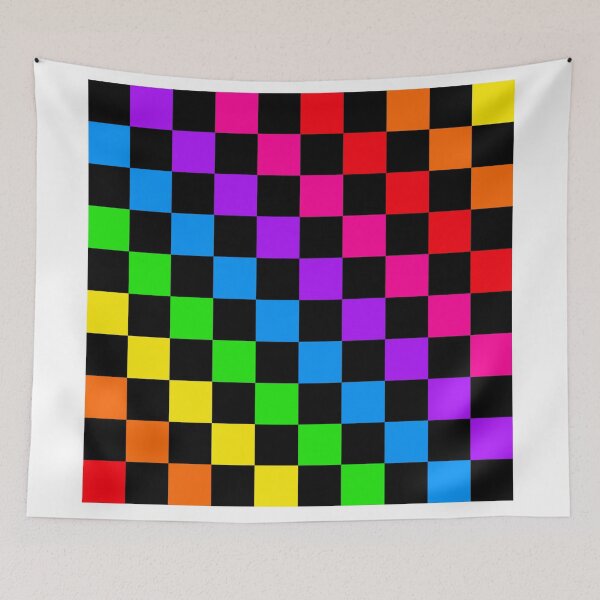 Item preview, Bold JRM Rainbow Checkers designed and sold by macey2cute.