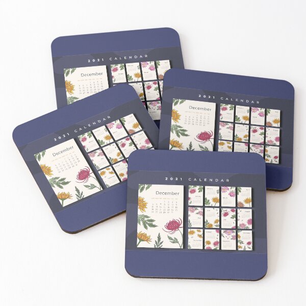 Item preview, 2021 FLORAL CALENDAR designed and sold by Delicious Design ⭐⭐⭐⭐⭐.