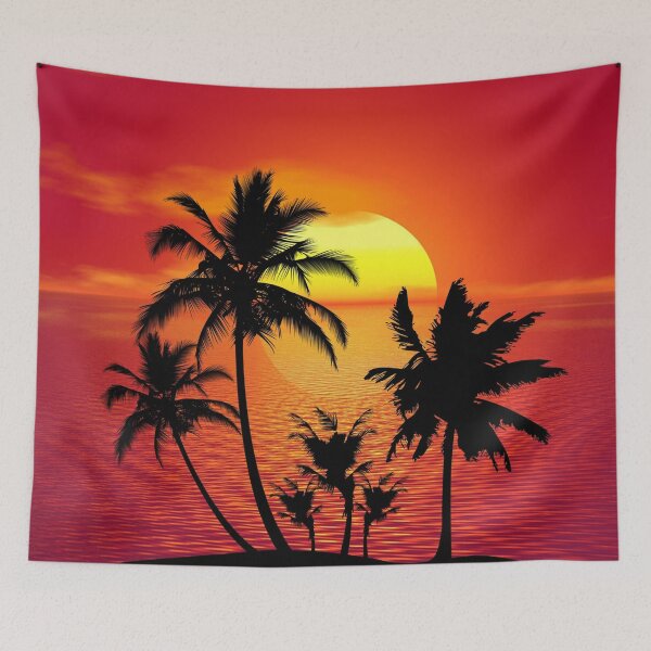 Item preview, Tropical coconut palm trees designed and sold by ThePrintCrafty.