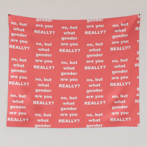 Item preview, What gender are you really? designed and sold by LittleRedChucks.