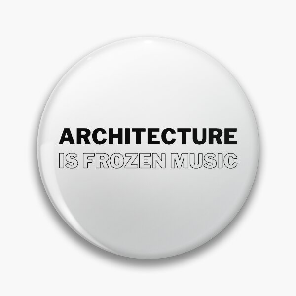 Item preview, Architecture is Frozen Music- Architecture Quote- Architecture Lover designed and sold by A. P..