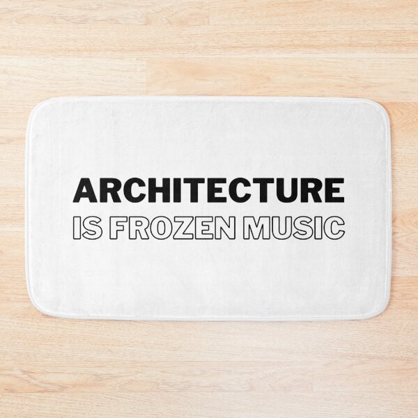 Artikelvorschau, Architektur ist Frozen Music - Architecture Quote - Architecture Lover entworfen und verkauft von A. P..