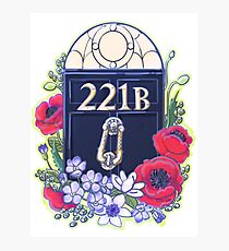 221B Baker Street Photographic Print
