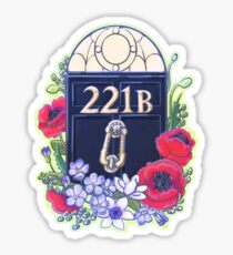 221B Baker Street Sticker