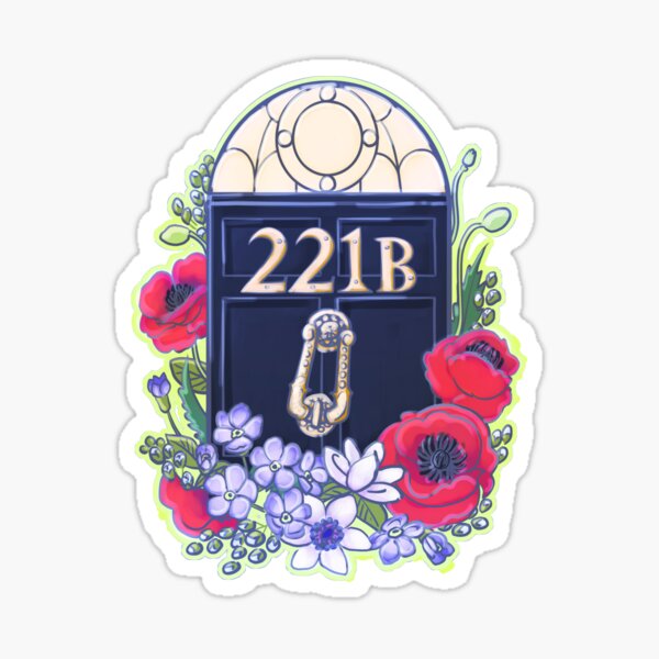 221B Bäcker Straße Sticker
