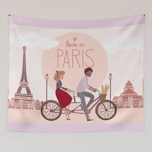 Item preview, Love in Paris  designed and sold by ThePrintCrafty.