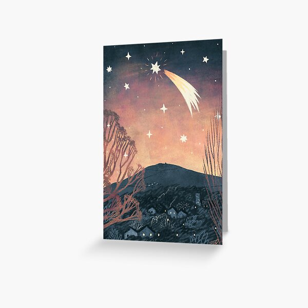 Comet Greeting Card