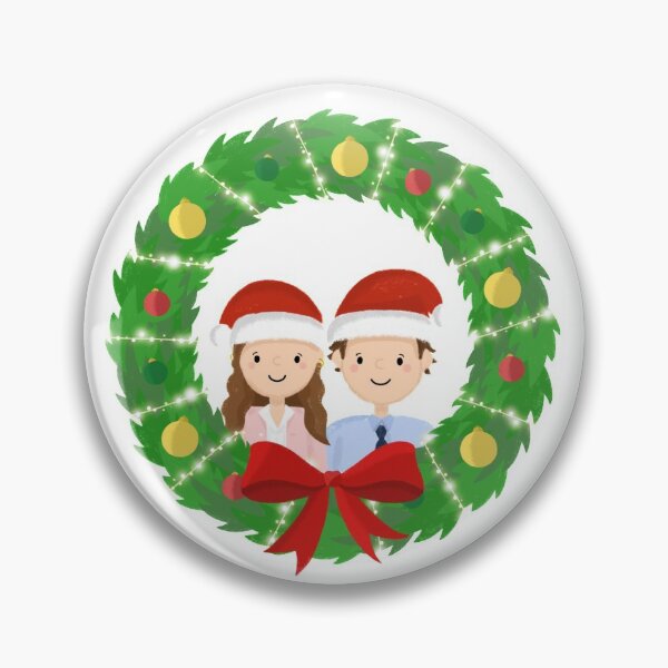 Item preview, The Office Jim and Pam Wreath designed and sold by cutermelon.