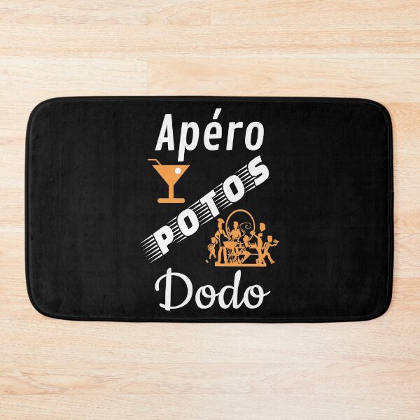 Item preview, apero potos dodo humor gift for orange black background designed and sold by sex-sansbol.