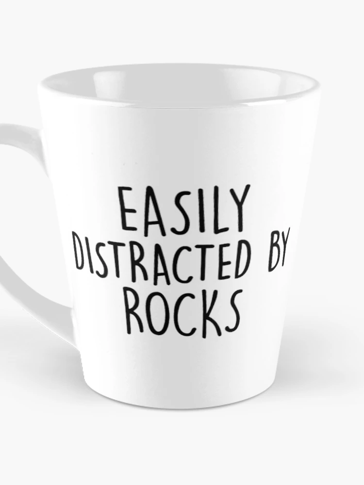 Thumbnail 3 of 4, Coffee Mug, Easily Distracted By Rocks designed and sold by B-RAD-Designs.