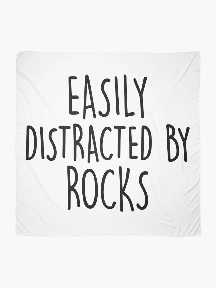 Thumbnail 2 of 3, Scarf, Easily Distracted By Rocks designed and sold by B-RAD-Designs.