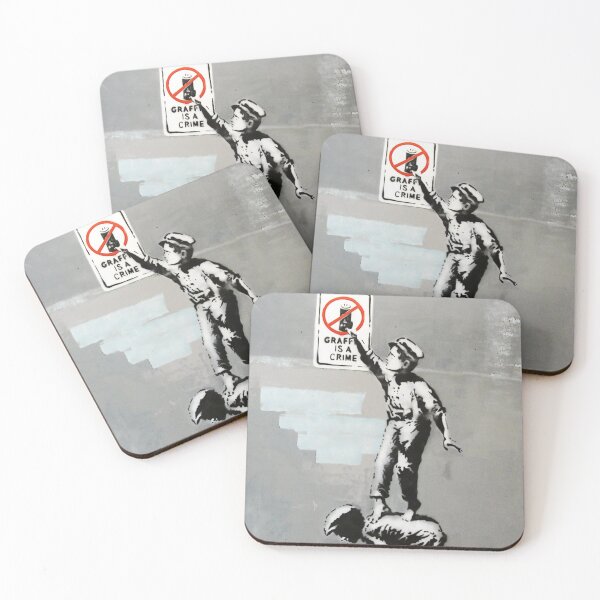 Item preview, Graffiti Is A Crime By Banksy designed and sold by WE-ARE-BANKSY.