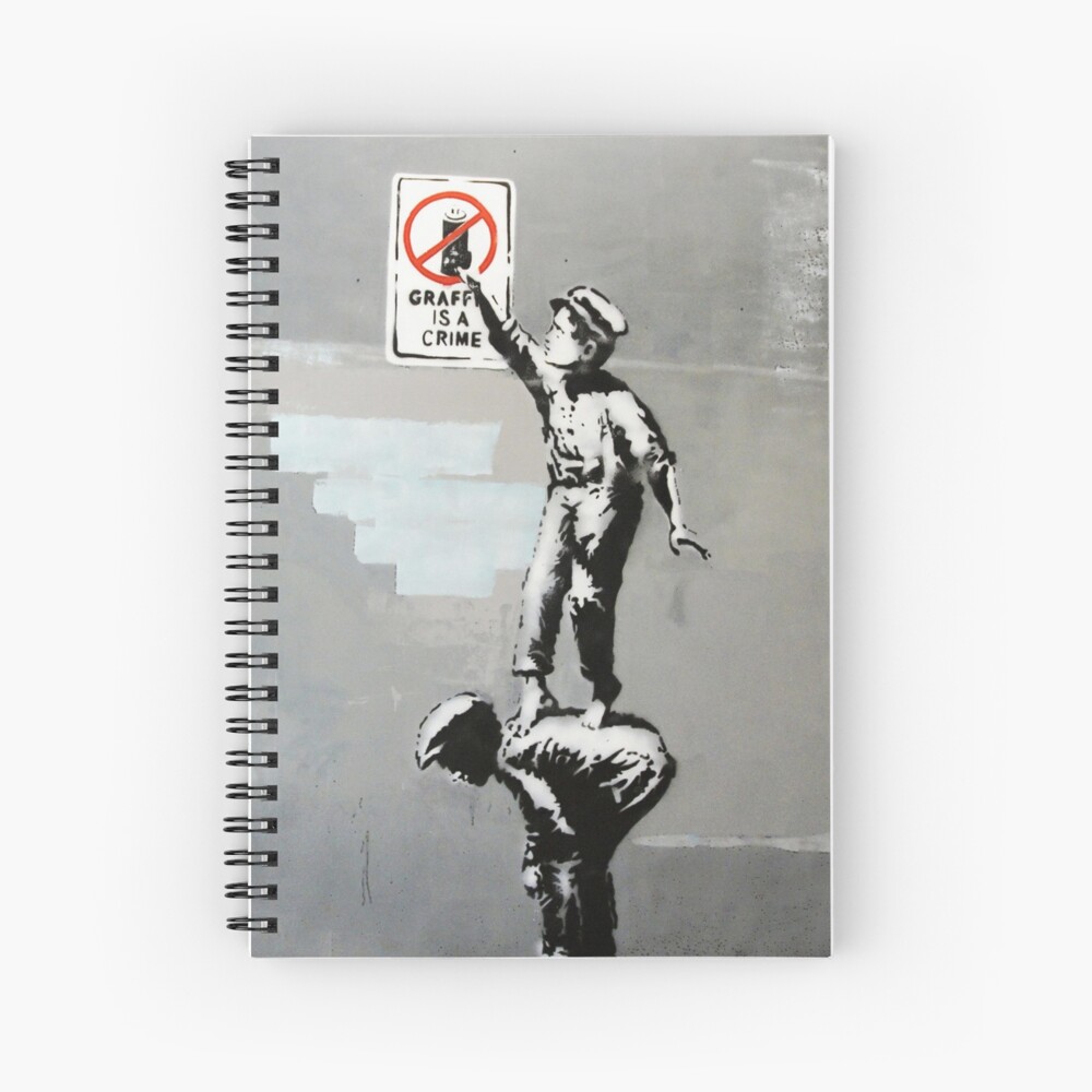 Graffiti Is A Crime By Banksy