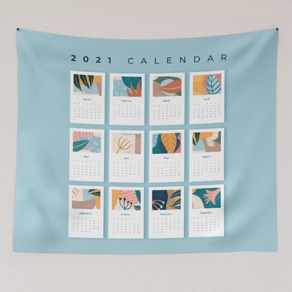 Item preview, 2021 FLORAL CALENDAR designed and sold by Delicious Design ⭐⭐⭐⭐⭐.