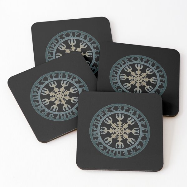 Item preview, Aegishjalmur, Helm of Awe, Runes, Nordic, Viking, Symbol designed and sold by nitty-gritty.