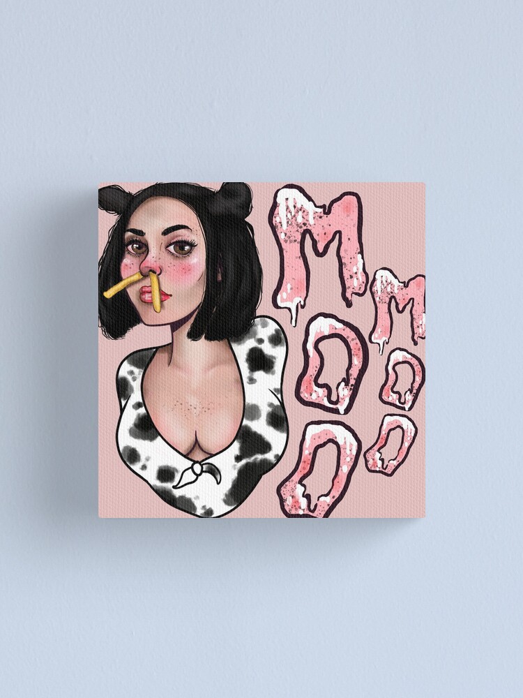 Doja Cat In Cow Costume Canvas Print For Sale By Dariiia91 Redbubble