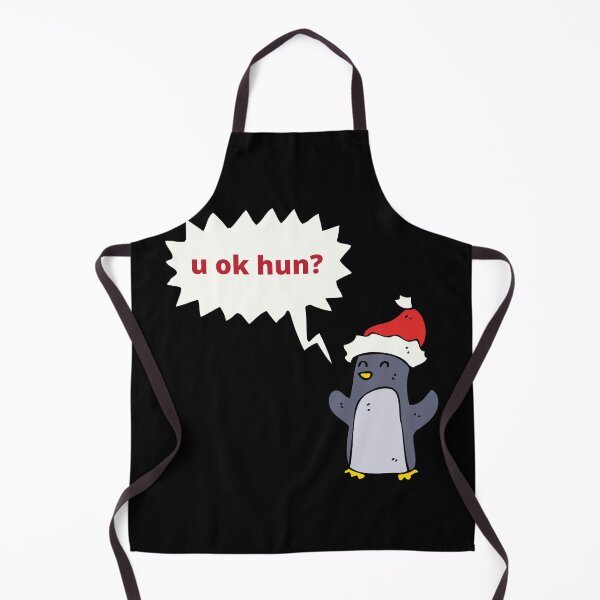 Item preview, Funny Christmas penguin card | U OK HUN? designed and sold by Radu Matei.