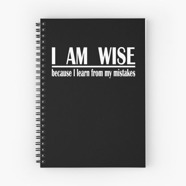 Item preview,  i am wise because i learn from mistakes designed and sold by PUNCH ME IN SHOP.