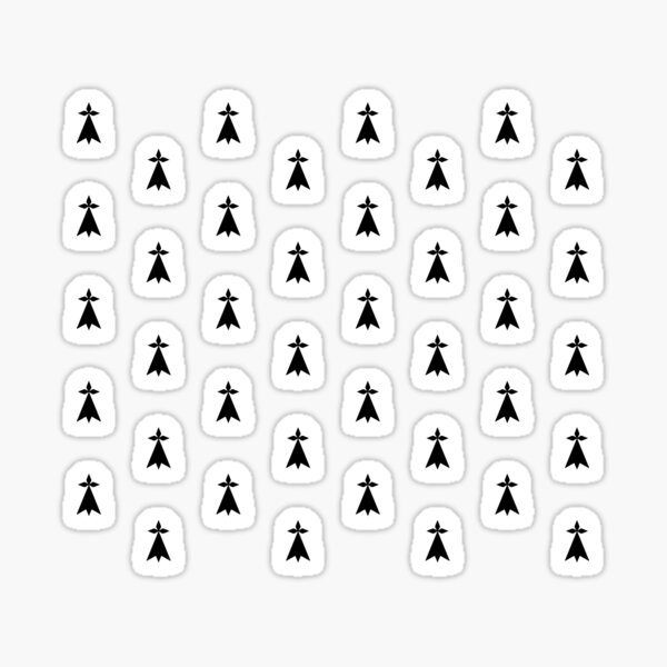 Breton ermine Sticker
