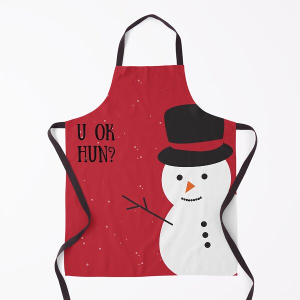 Item preview, Cute Snowman Christmas card - U OK HUN? designed and sold by Radu Matei.