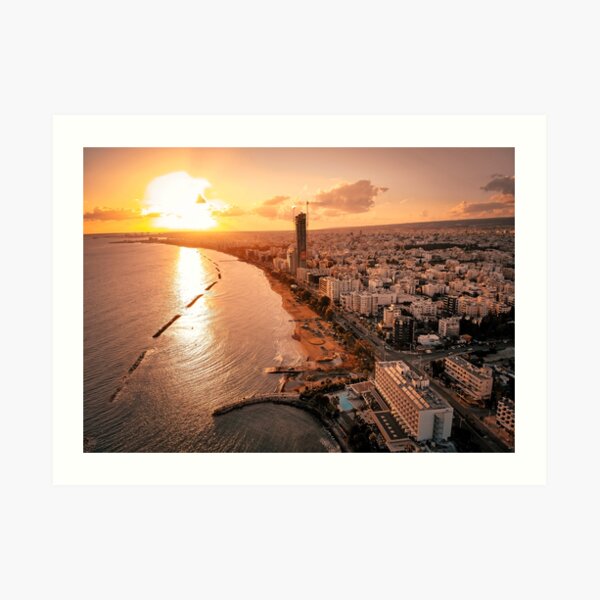 Dreamy Sunset - Limassol Cyprus Art Print