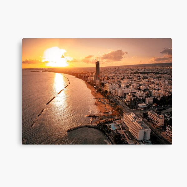 Dreamy Sunset - Limassol Cyprus Canvas Print
