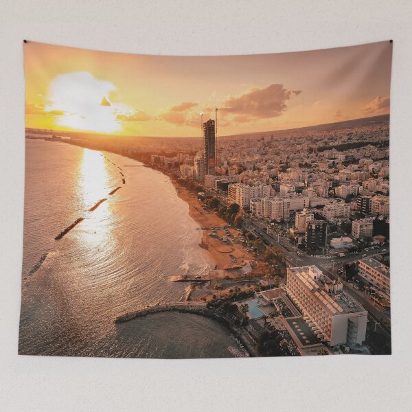 Item preview, Dreamy Sunset - Limassol Cyprus designed and sold by DRONY.