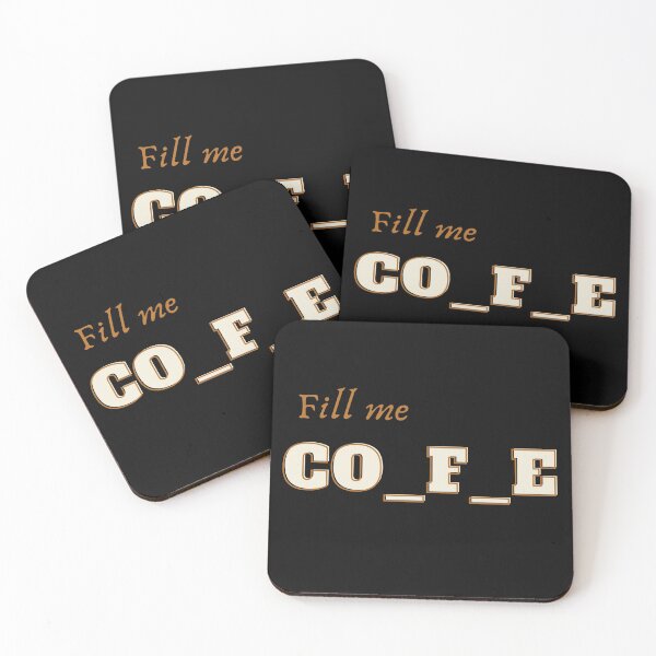 Item preview, Fill Me COFFEE designed and sold by Awesome &  Affordable.