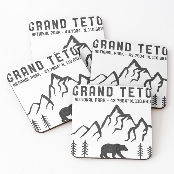 Item preview, Vintage Grand Teton National Park Wyoming Mountains Souvenir designed and sold by merchzy.