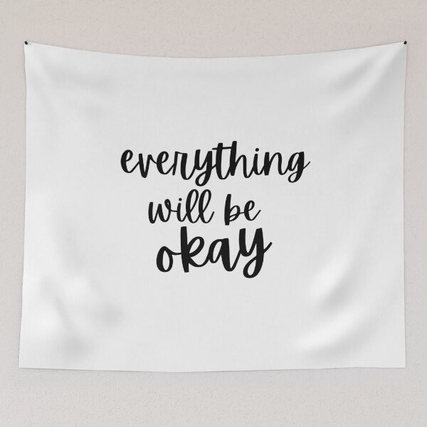 Item preview, Everything will be ok designed and sold by The Little Wood Cottage.